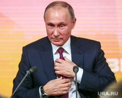 Ежегодная итоговая пресс-конференция президента РФ Владимира Путина. Москва, портрет, галстук, путин владимир