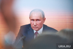 Ежегодная итоговая пресс-конференция президента РФ Владимира Путина. Москва