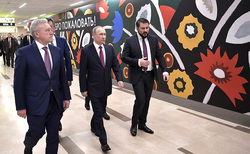 Владимир Путин стал самым почетным гостем модернизированного терминала