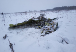 Самолет рухнул близ деревни Аргуново