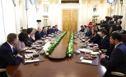 Встреча состоялась в понедельник, 12 февраля, в Кремле