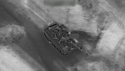 Министерство обороны США утверждает, что танк заехал на чужую территорию