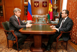 Сергей Галицкий рассказал о планах на будущее на встрече с губернатором Краснодарского края Вениамином Кондратьевым