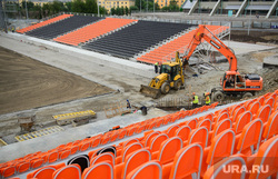 Стадион "Уралмаш" за месяц до открытия после реконструкции. Екатеринбург, строительство стадиона