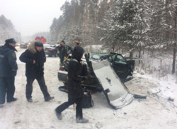 В день аварии шел сильный снег и машину Анастасии вынесло на встречную полосу