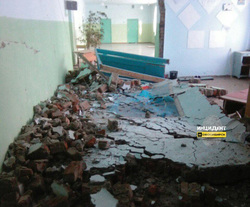 Здание школы признали частично аварийным почти два года назад