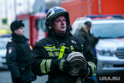 Пожар в Пушкинском музее. Москва, огонь, тушение пожара