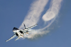 Перед крушением Су-30СМ произошло резкое падение тяги двигателя