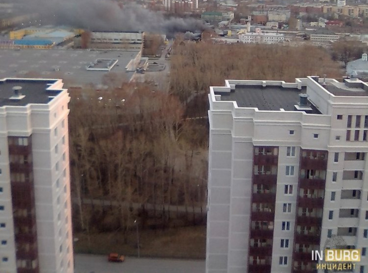 Пожар на улице Бабушкина