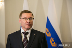 Брифинг по случаю назначения Владимира Якушева на пост министра строительства и жилищно коммунального хозяйства РФ. Тюмень, якушев владимир