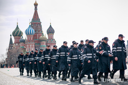 Первомайская демонстрация в Москве на Красной площади. Москва, строй, собор василия блаженного, полиция, город москва, красная площадь, покровский собор