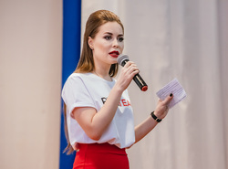Юлия Михалкова на встрече со студентами в Верхней Пышме. Екатеринбург, михалкова юлия