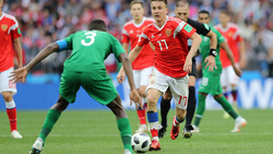 Саудовские футболисты проиграли россиянам с разгромным счетом 5:0