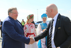 Глава Мордовии встретился с президентом FIFA