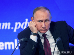 12 ежегодная итоговая пресс-конференция Путина В.В. (перезалил). Москва, путин владимир, жест рукой