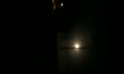 Жители сел засняли падение НЛО на видео