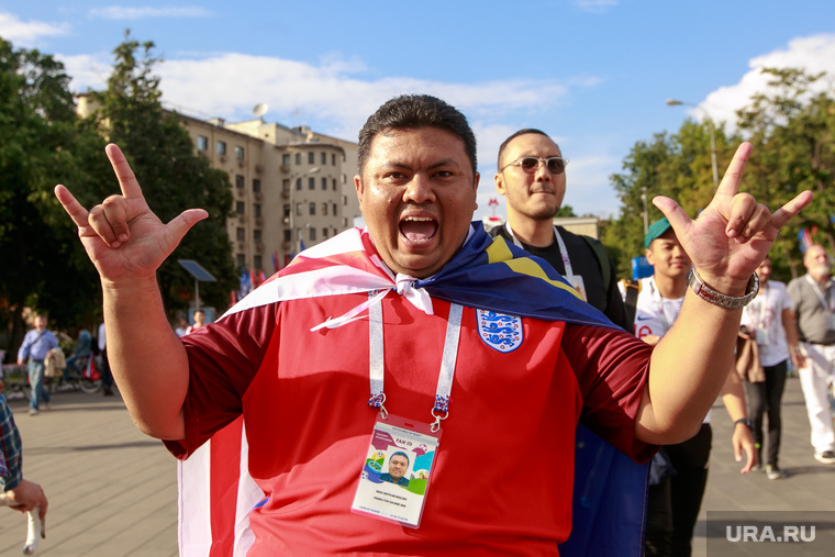 Стадион "Лужники" перед матчем полуфинала Чемпионата Мира FIFA 2018 Англия-Хорватия. Москва