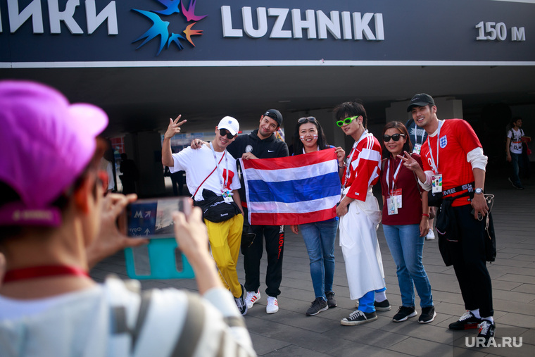 Стадион "Лужники" перед матчем полуфинала Чемпионата Мира FIFA 2018 Англия-Хорватия. Москва