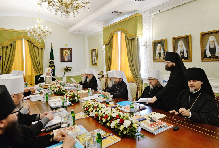 Заседание Священного Синода в Екатеринбурге