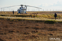 Рухнувший Ми-8 задел лопастями груз другого вертолета. Появились первые кадры с места ЧП. ВИДЕО