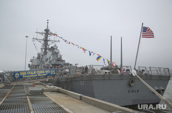 Клипарт depositphotos.com, американский флаг, военный корабль, эсминец сша