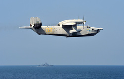 Бе-12 направлялся из Крыма на юго-запад