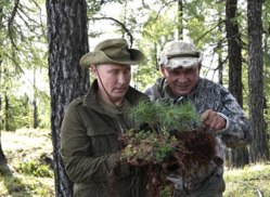Владимир Путин и Сергей Шойгу отдохнули на Енисее