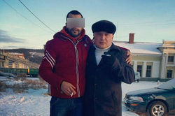 На похороны Жданова (справа) съехались «братки» со всего региона