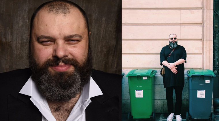 Два снимка, демонстрирующие изменения в весе Максима Фадеева