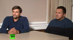 Александр Петров и Руслан Боширов предпочли не касаться вопроса о личной жизни