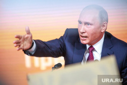 Ежегодная итоговая пресс-конференция президента РФ Владимира Путина. Москва, портрет, путин владимир