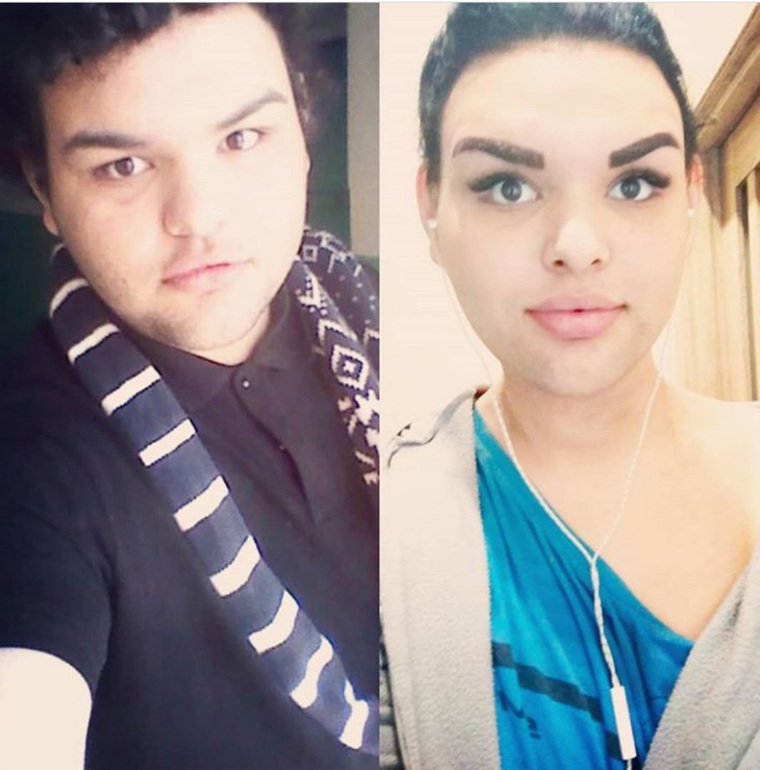 Ильяс-Анжелика — до и после