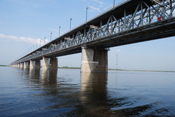 Китайская часть ж/д моста длиннее российской