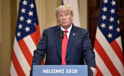 Встреча Трампа с Путиным в Хельсинки до сих пор остается острой темой для президента США