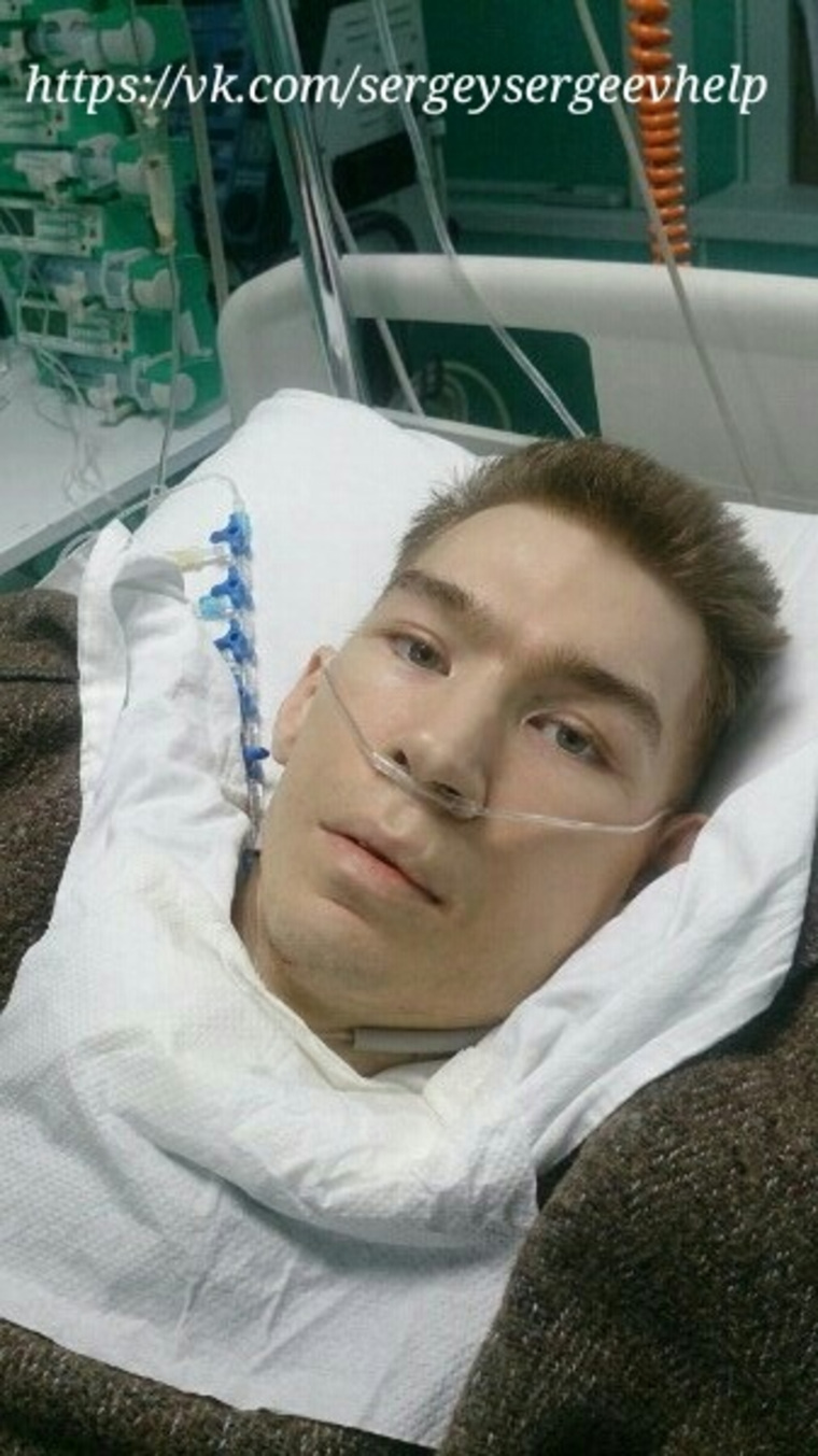 Снимок Сергеева из краевой больницы