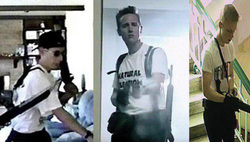 В социальных сетях сравнивают кадры из фильма «Колумбайн» с фотографией Рослякова
