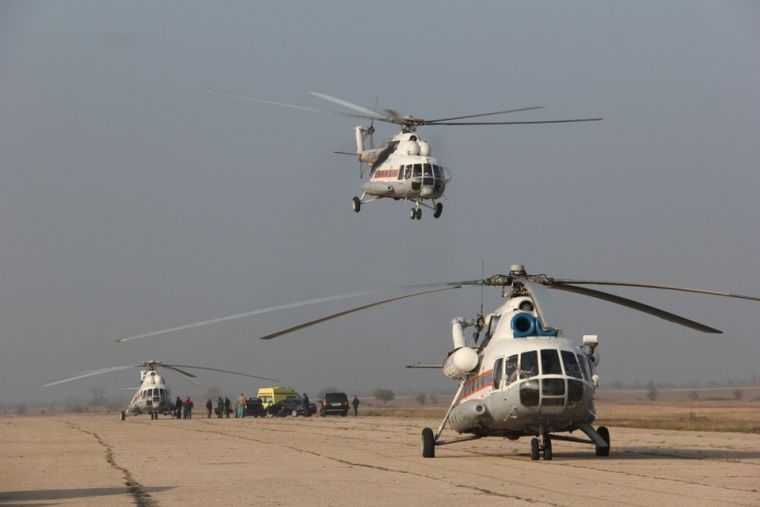 Раненых доставили из Керчи в Симферополь вертолетами