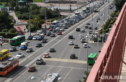 Виды Екатеринбурга, машины, пробка, путинцев максим, балкон, дорожное движение, город екатеринбург, проспект ленина