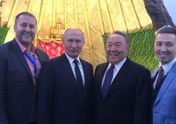 Путин и Назарбаев посетили ямальскую экспозицию на форуме в Петропавловске