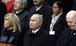 Владимир Путин в Париже