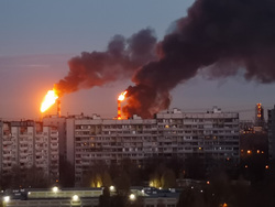 На НПЗ зафиксировано два очага горения