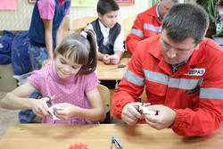 Волонтеры «ЕВРАЗа» в детском доме села Южаково