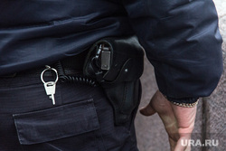 Клипарт. Санкт-Петербург., пистолет, кобура, ключи от наручников, полиция