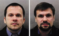 Александр Петров и Руслан Боширов подозреваются в отравлении экс-офицера ГРУ в Солсбери