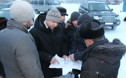 Глава Губкинского Андрей Гаранин инспектирует 9-й микрорайон