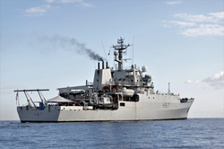 Разведывательный HMS Echo не имеет вооружения на борту
