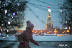 Новогодняя елка в Кремле. Москва, кремль, спасская башня