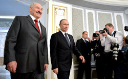 Рабочий визит  В. В. Путина в Белоруссию. 25 февраля 2016 г., путин владимир, лукашенко александр