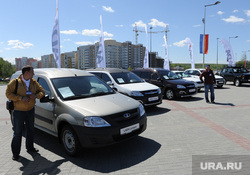 Автосалон Авто шоу. Челябинск., лада ларгус