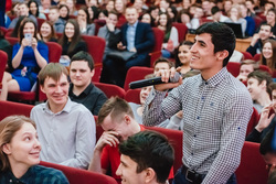 Юлия Михалкова на встрече со студентами в Верхней Пышме. Екатеринбург, студенты, молодежь